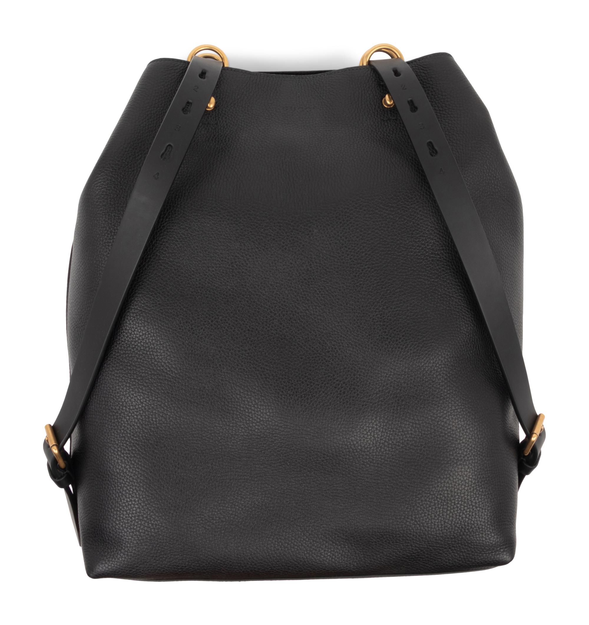 Gucci Backpack in Black Leather with Kingsnake Print, Alessandro Michele, 2016