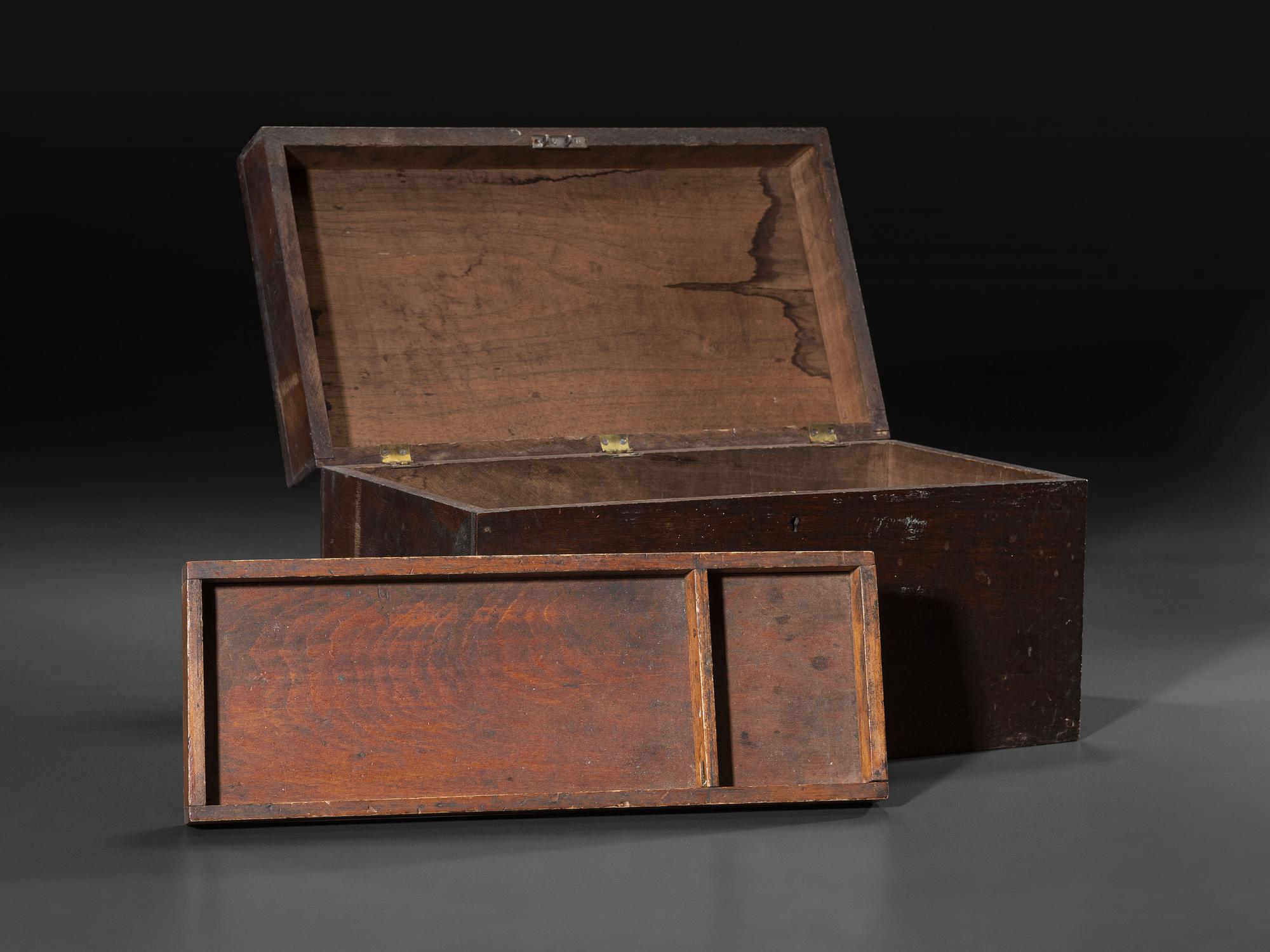 A Southern Walnut Sugar Box