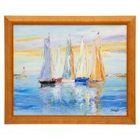 Jean Marie Duaiv (French, b. 1952) — Five Sailboats