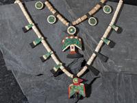 Kewa Depression Era Thunderbird Necklaces