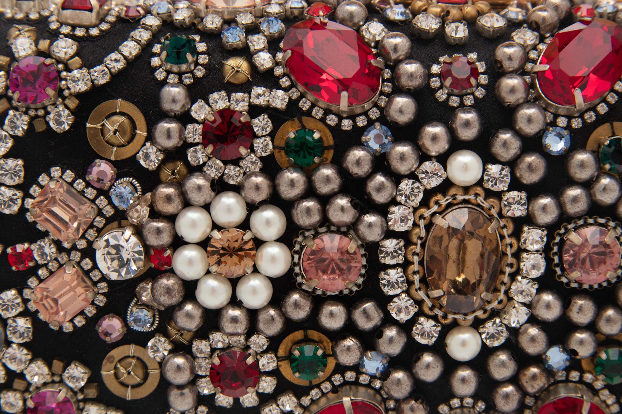 Alexander McQueen Rhinestone Knuckle Clutch