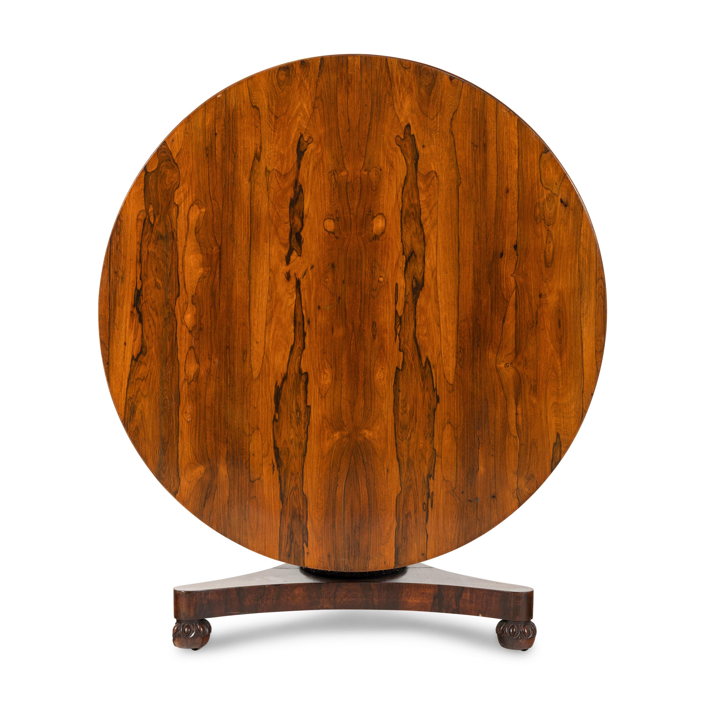 A William IV Rosewood Breakfast Table
