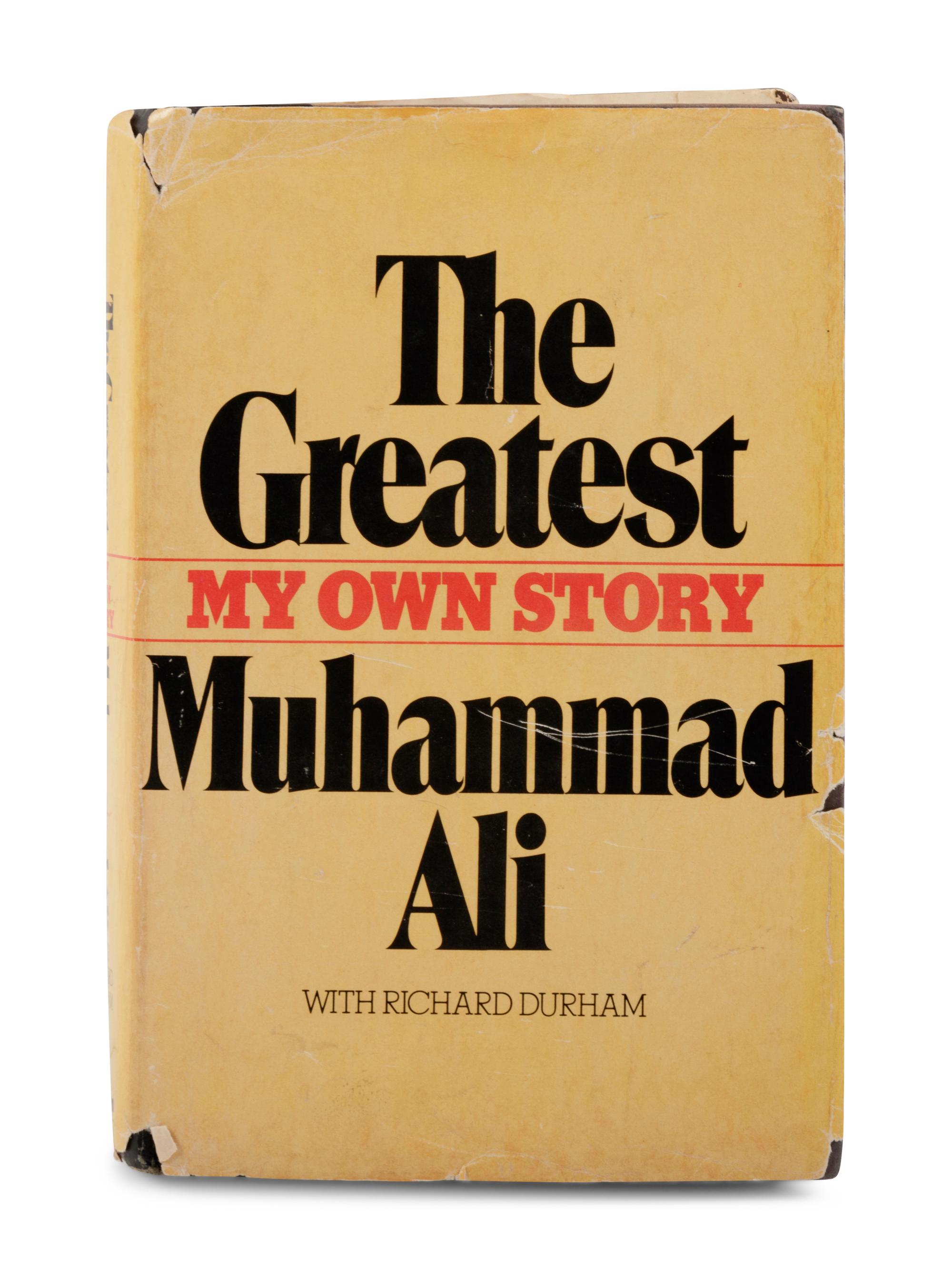 A Muhammad Ali Signed Book, The Greatest,