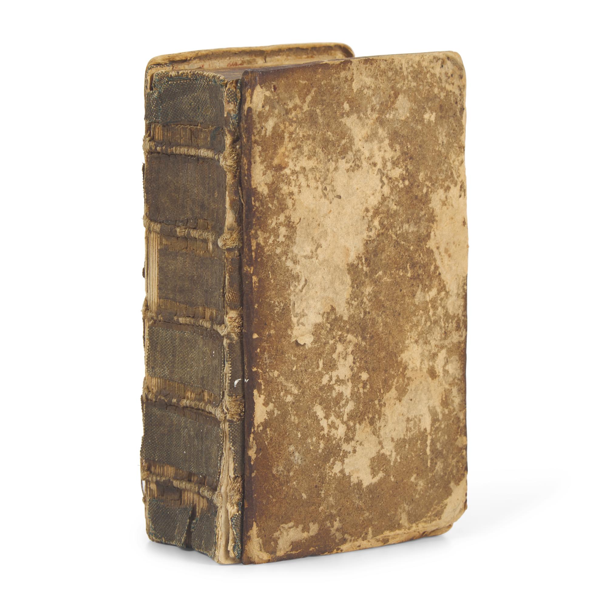 [Sauer, Christoph] The First Book Printed with German Type in America: Zionitischer Weyrauchs Hugel oder: Myrrhen Berg , 1739