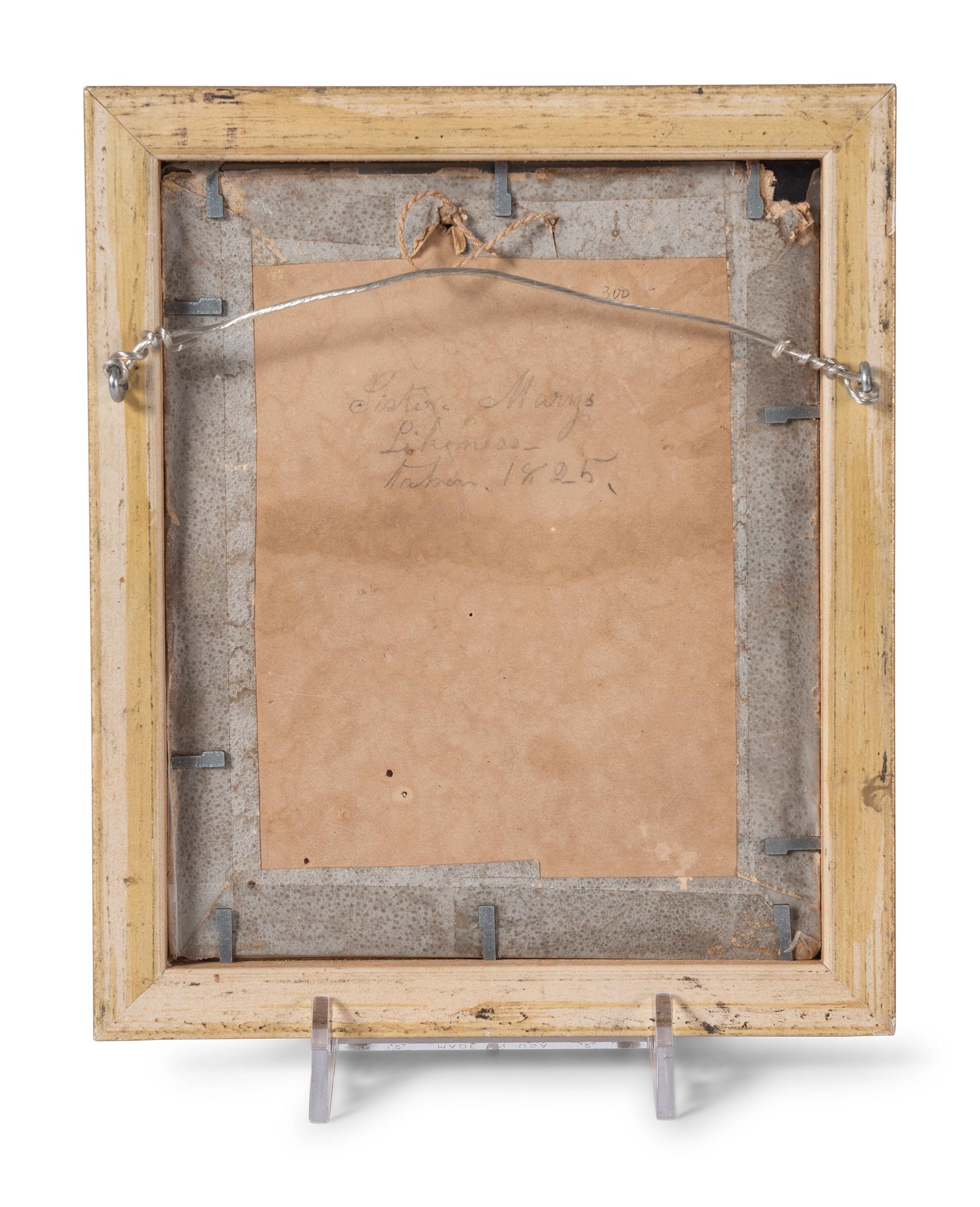 A Miniature Portrait of a Woman