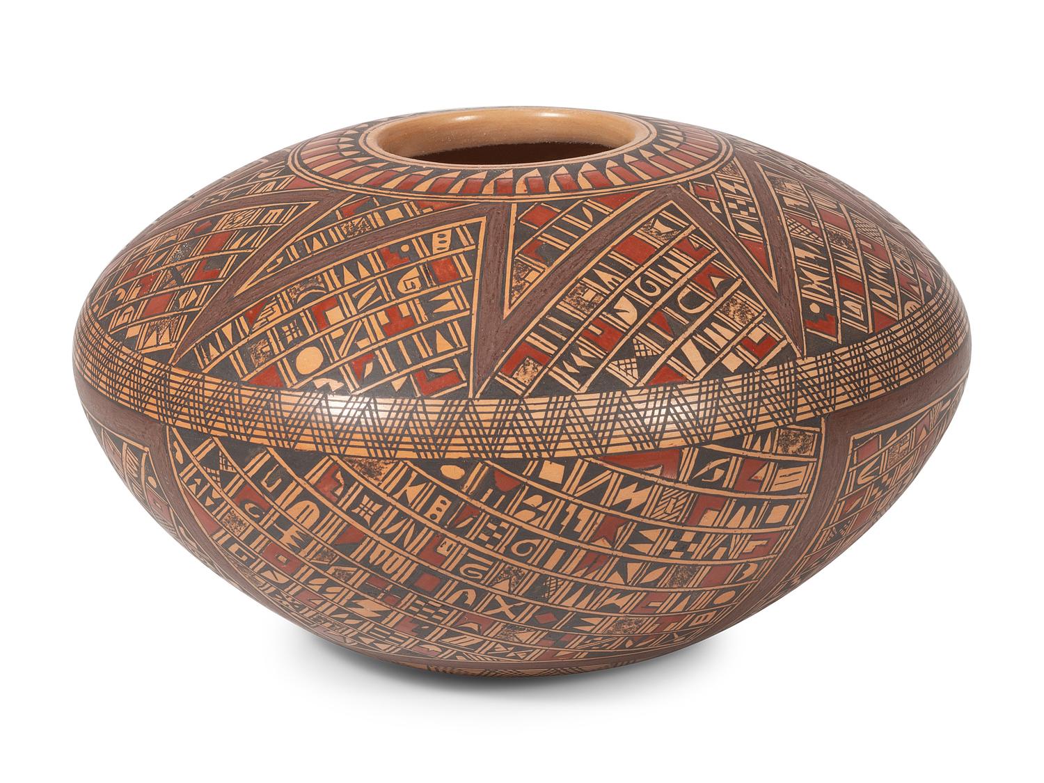Polychrome Pottery Bowl