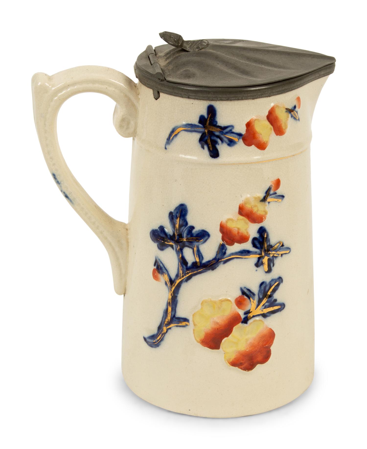 A Collection of Eight Painted, Transferware and Molded Earthenware Articles — 19TH/20TH CENTURY