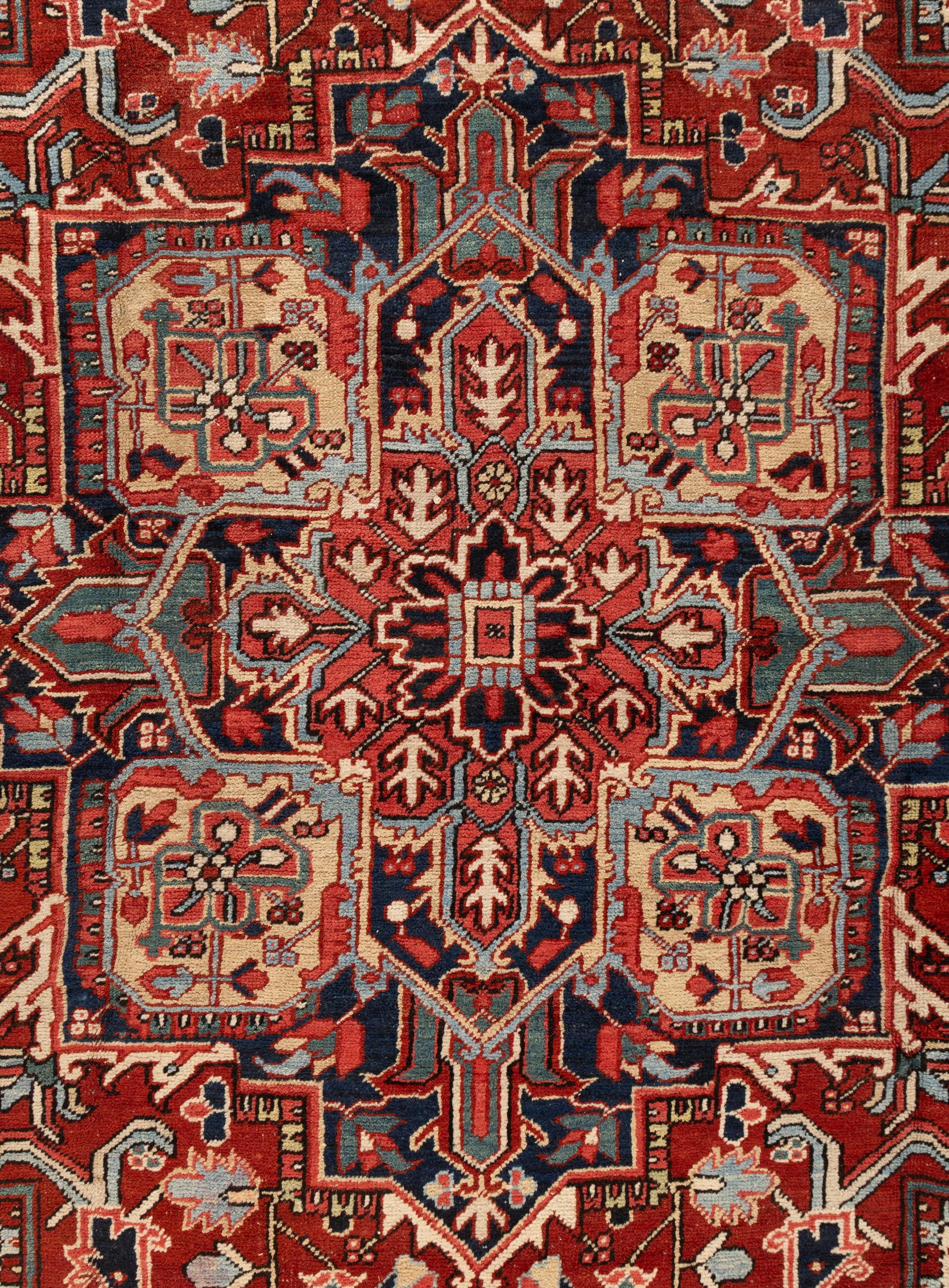 A Heriz Rug