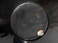 Carved Blackware Pottery Jar