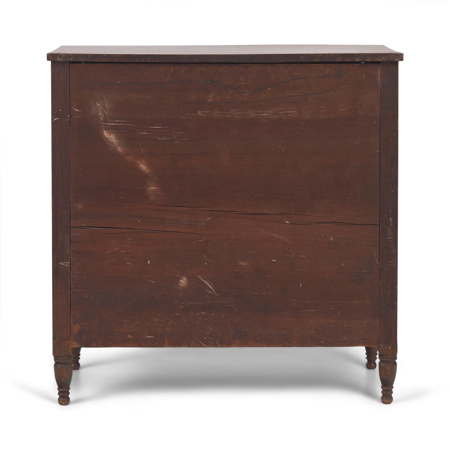 A Federal Miniature Mahogany Chest of Drawers