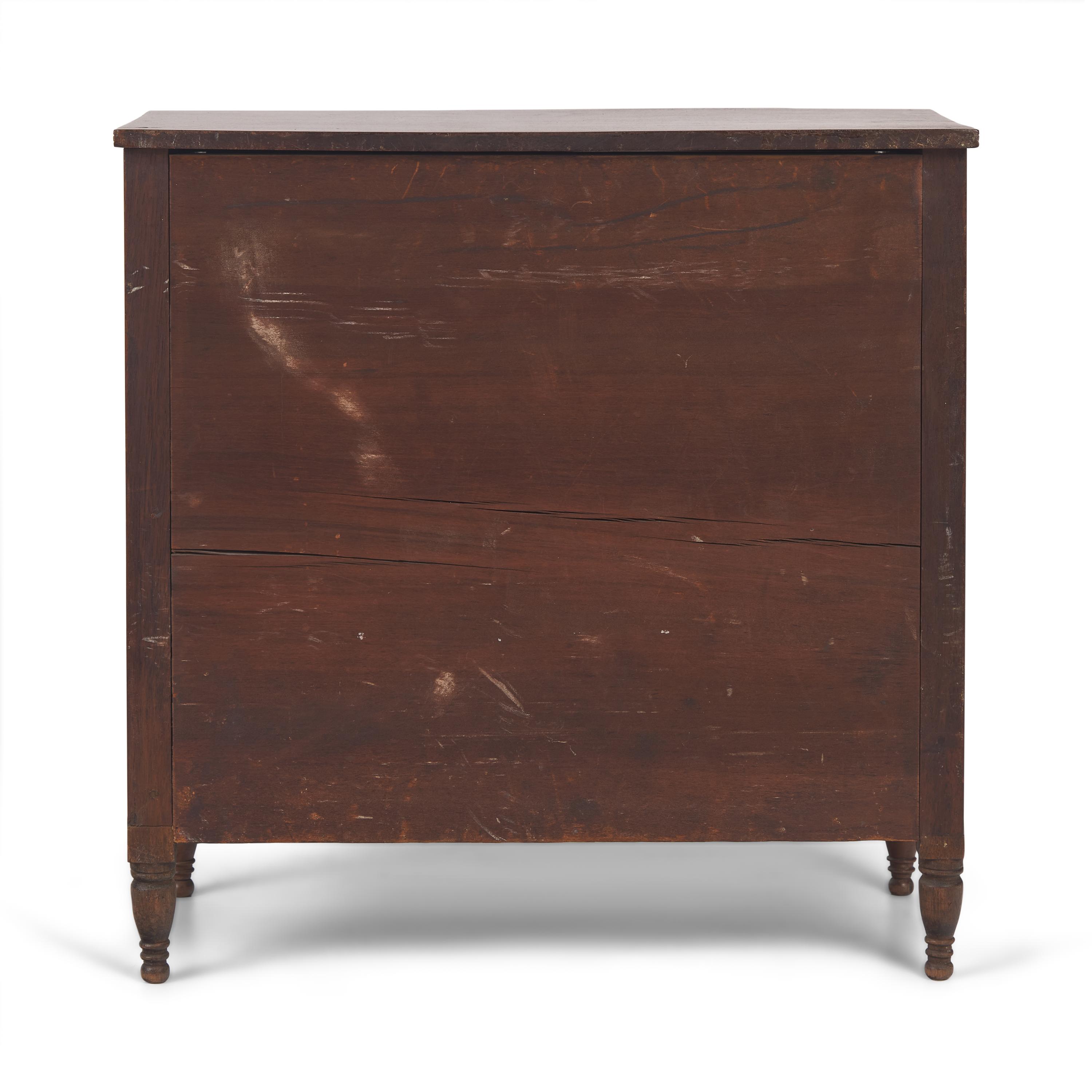 A Federal Miniature Mahogany Chest of Drawers