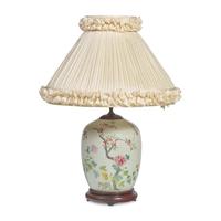 A Chinese Porcelain Famille Rose Ginger Jar, Mounted as a Table Lamp