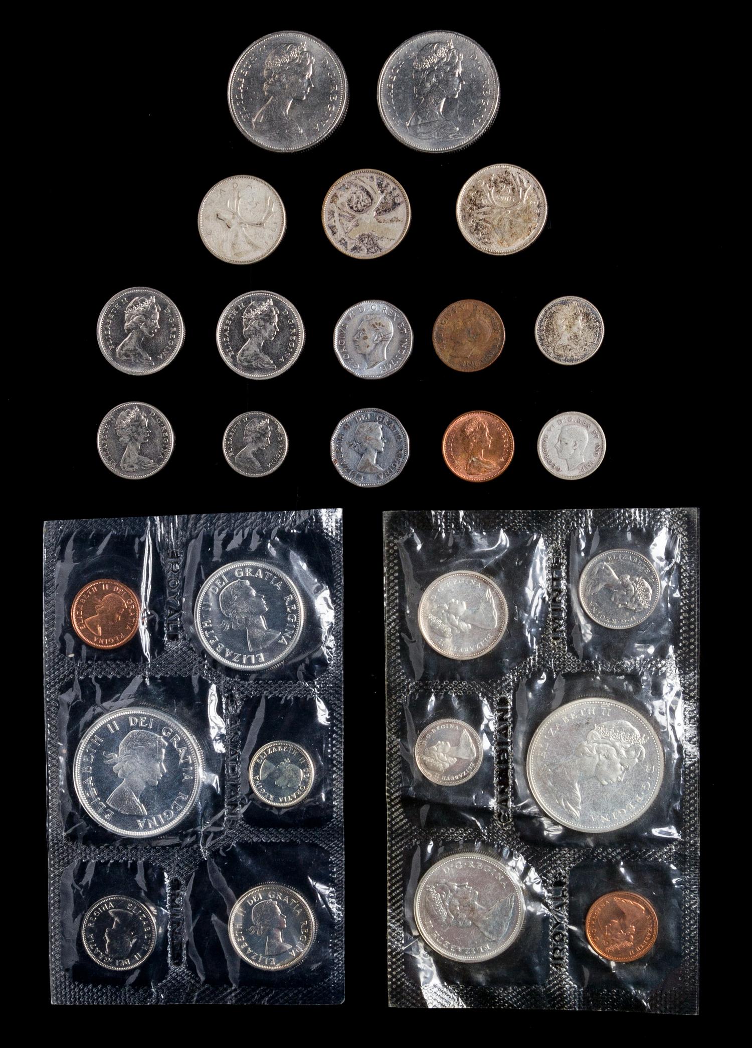 A Group of Canadian Coins