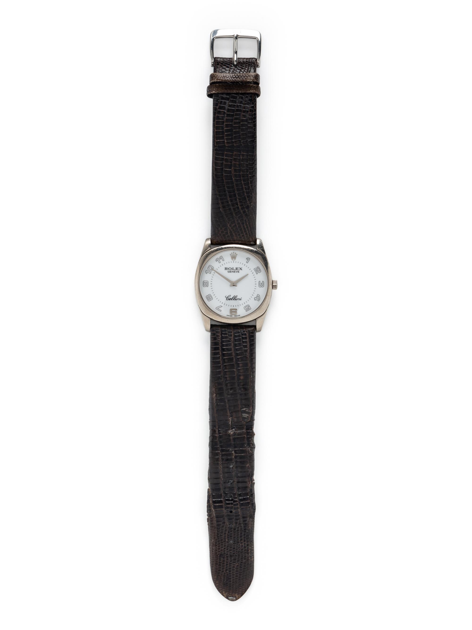 ROLEX, REF. 4233 18K WHITE GOLD 'CELLINI' WATCH