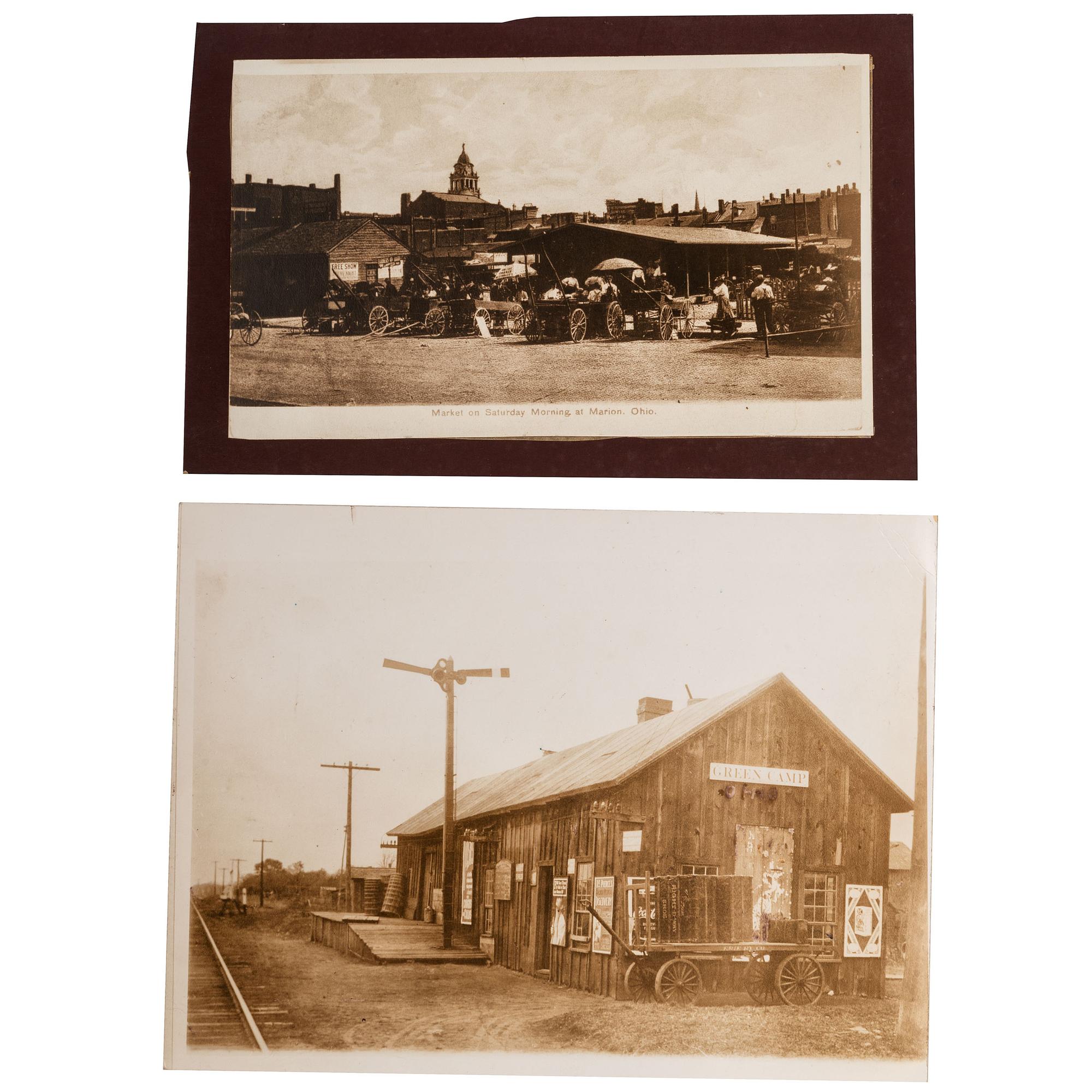 [EARLY PHOTOGRAPHY]. A group of 53 CDVs, cabinet cards, and large format photographs featuring portraits of groups and individuals, incl. postmortem views.