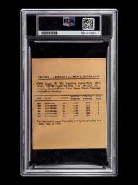 A 1960 Kahn's Weiners Roberto Clemente Baseball Card (PSA 1)