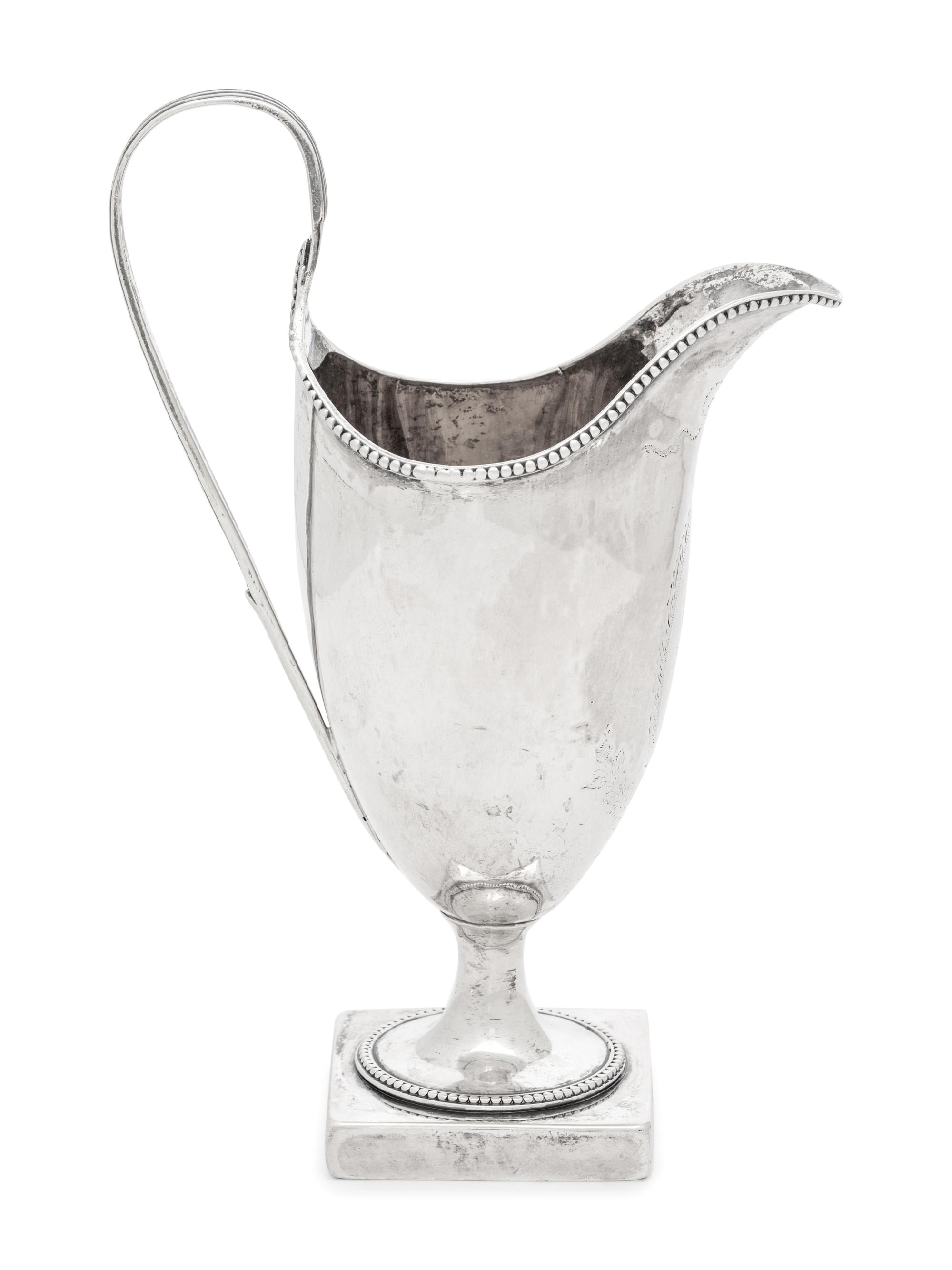 A Hester Bateman George III Silver Creamer