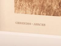 CURTIS, Edward (1868-1952). Geronimo - Apache ([plate 2], portfolio 1). Restrike photogravure.