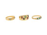 COLLECTION OF MULTIGEM RINGS