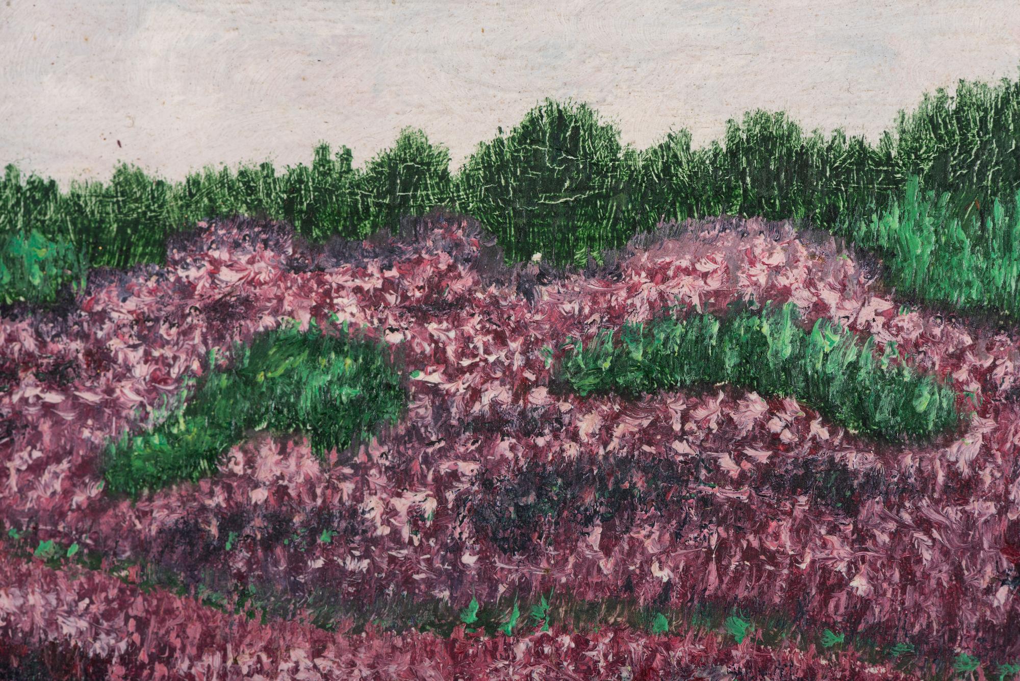 Two Figures in a Lavender Field