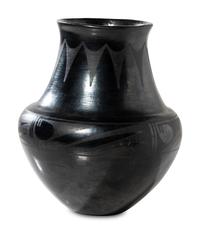 Blackware Pottery Vase