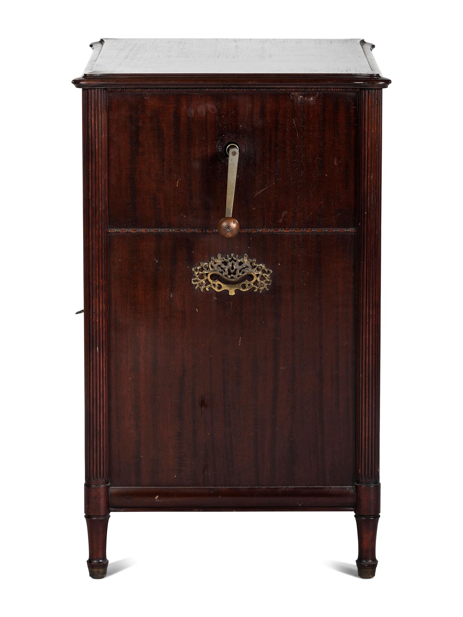 A Swiss-Made Stella Mahogany Console Disc Music Box