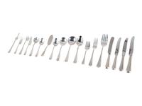 An Assembled Gorham and Durgin Silver Flatware Service