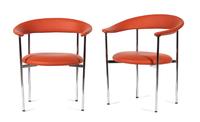 A Set of Four Modern Armchairs Height 30 inches. — 20TH CENTURY
