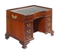 A George III Mahogany Writing Table of Baronial Interest