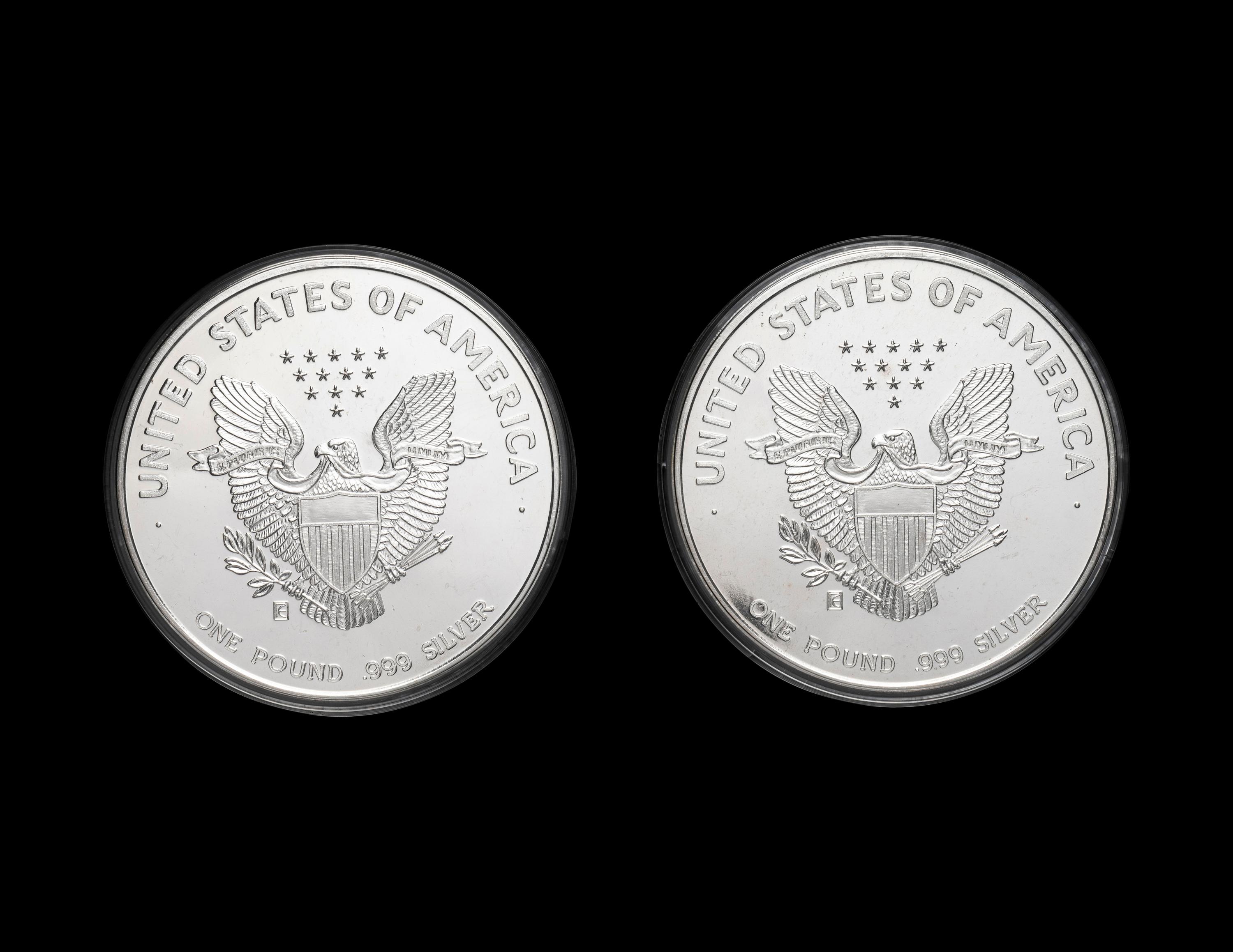 [PRIVATE ISSUE] Two One Pound Silver Proof Rounds