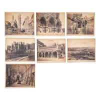 [EARLY PHOTOGRAPHY]. A group of 21 European travel photographs, including: