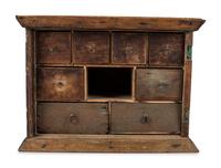 A Walnut Spice Cabinet