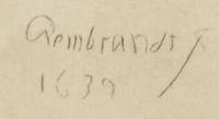 After Rembrandt van Rijn, (Dutch, 1606-1669), Rembrandt Appuye, Plate 21