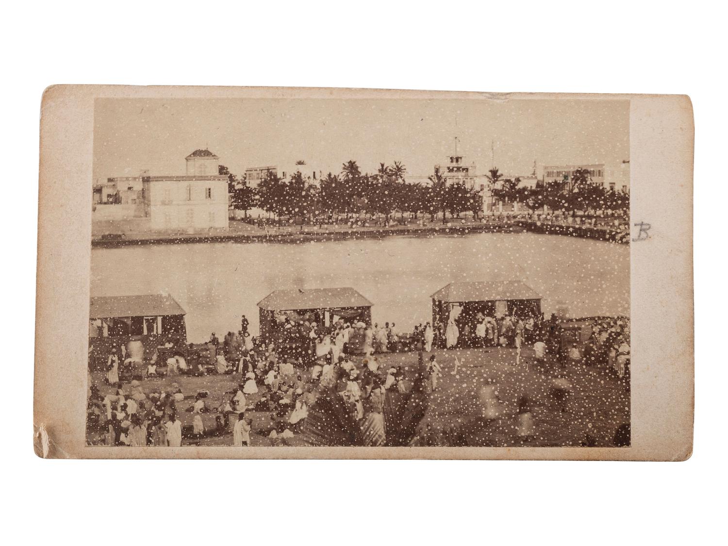 [EARLY PHOTOGRAPHY - AFRICAN]. A group of 4 CDVs featuring African subjects, including: