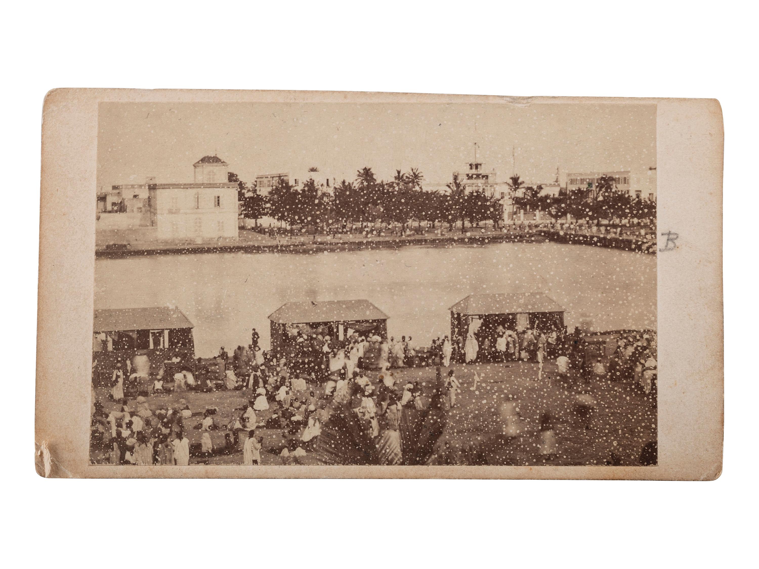 [EARLY PHOTOGRAPHY - AFRICAN]. A group of 4 CDVs featuring African subjects, including: