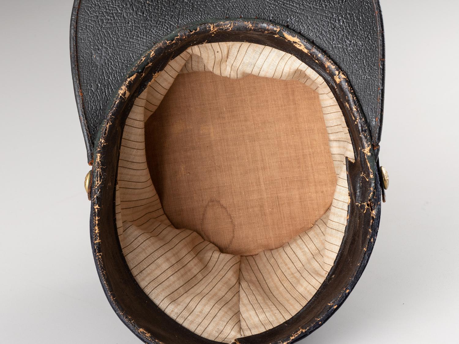 [CIVIL WAR]. Model 1851 US 3rd Artillery Officer's shako.