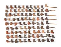 Collection of Clay Trade Pipes