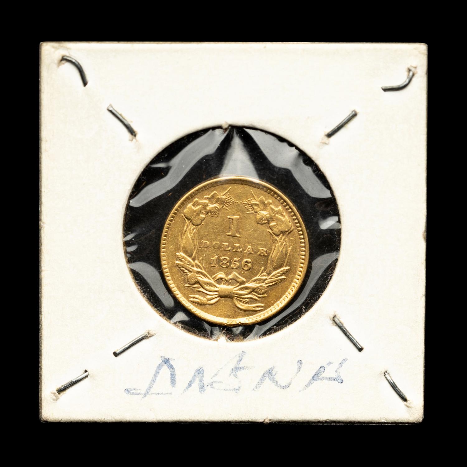 An 1856 Indian Princess: Type III $1 Gold Coin