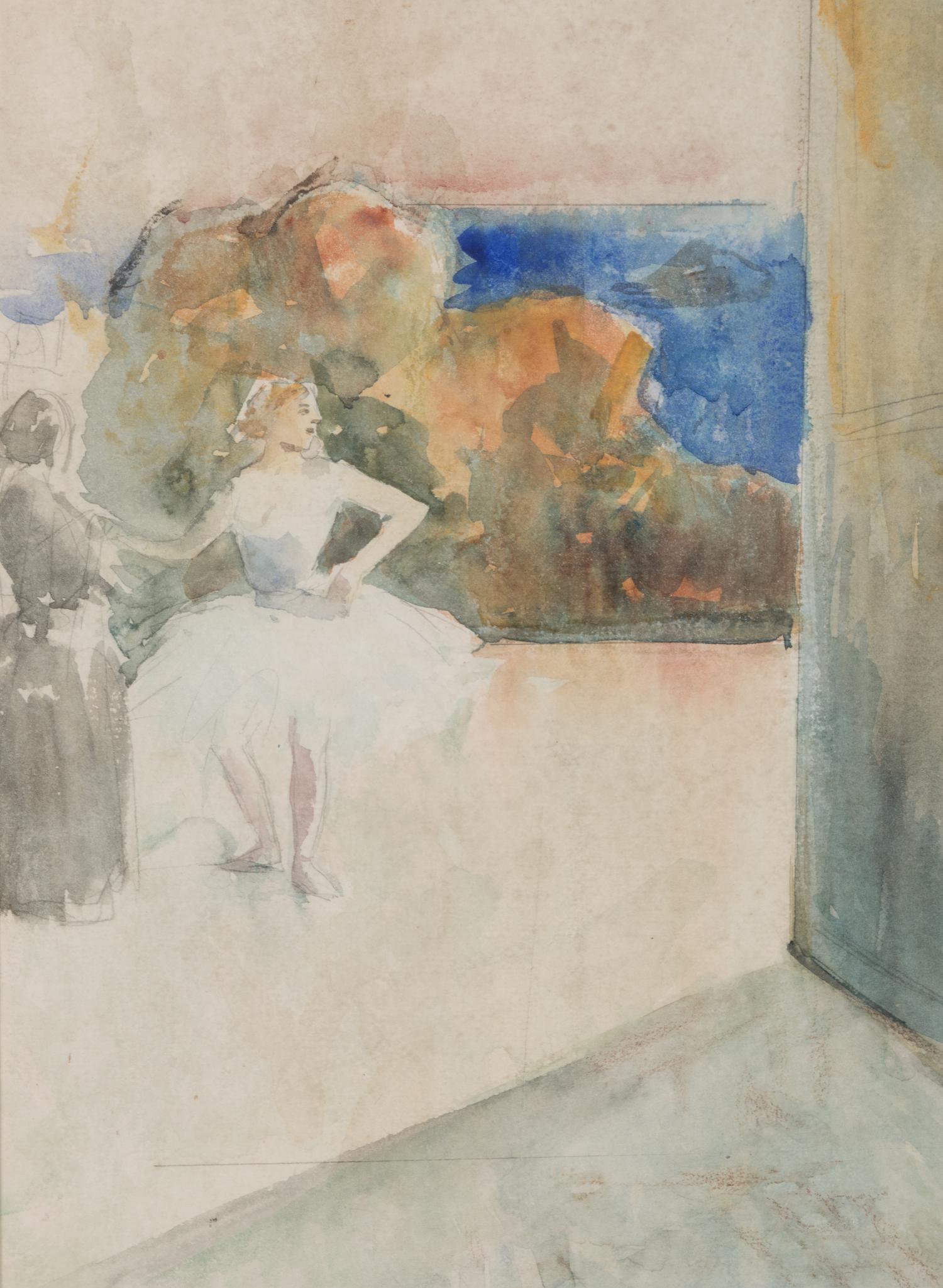 Danseuses dans les coulisses