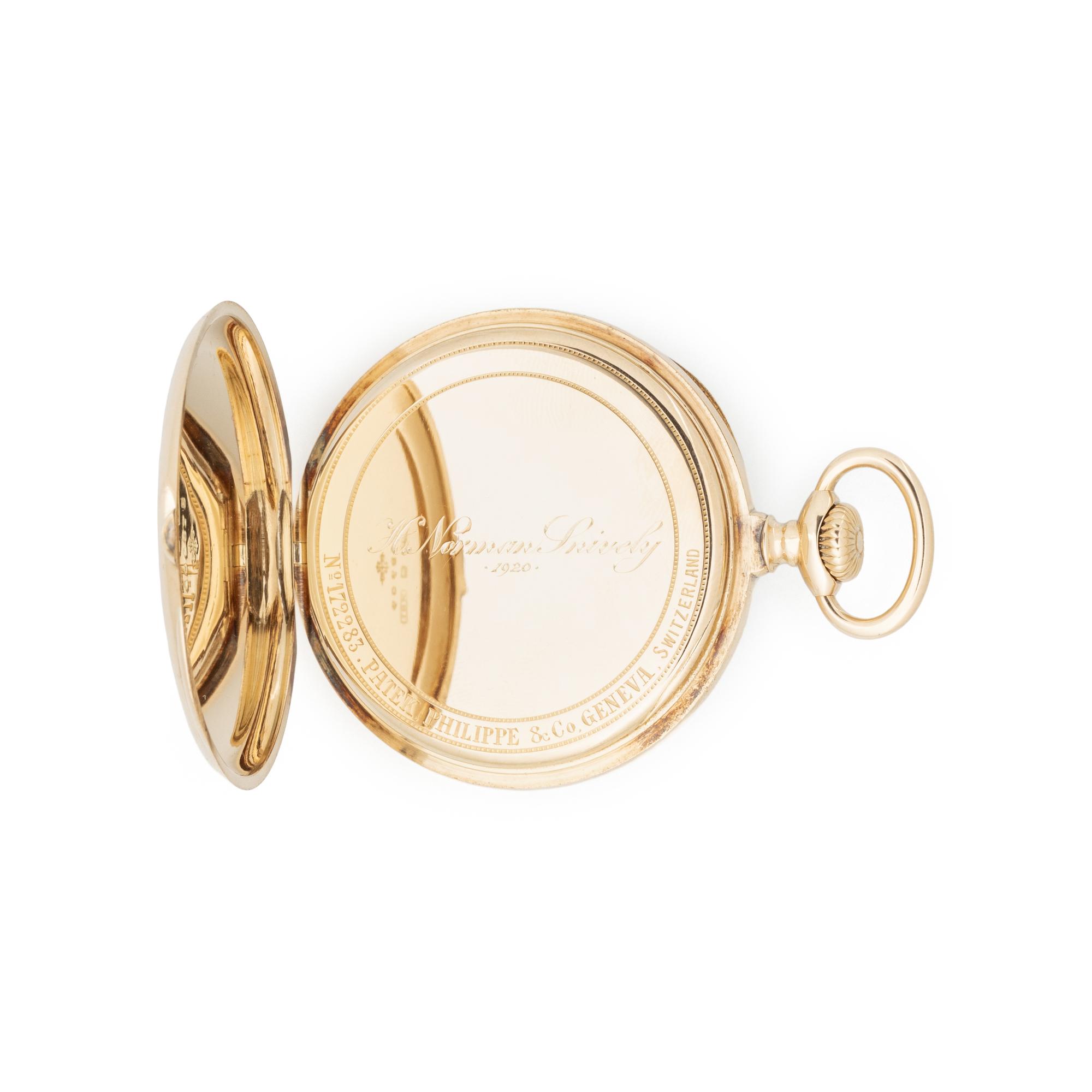 PATEK PHILIPPE & CO., REF. 404675 18K YELLOW GOLD POCKET WATCH