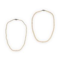 Two Cultured Pearl Necklaces