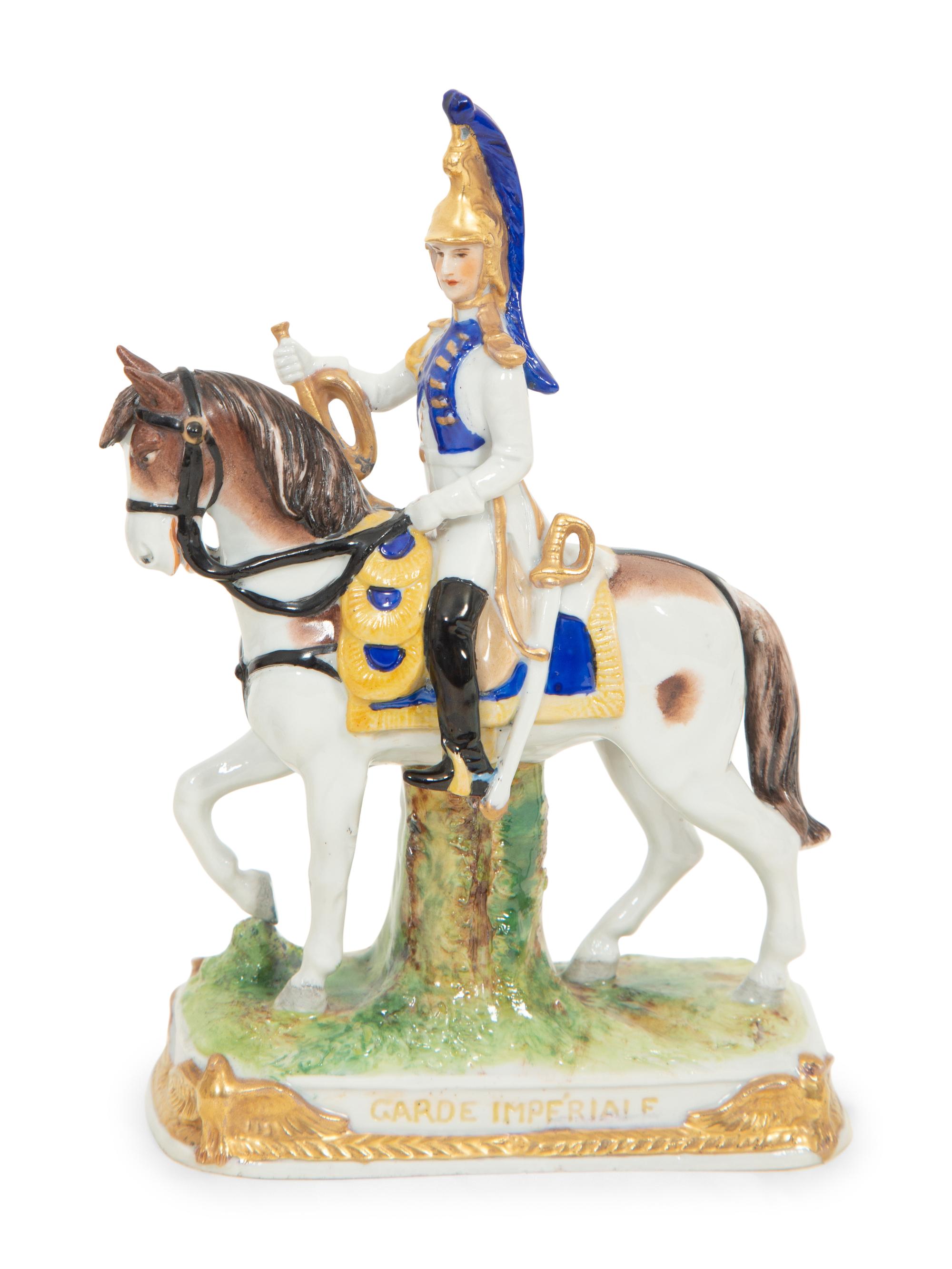 A Group of Three German Porcelain Figures