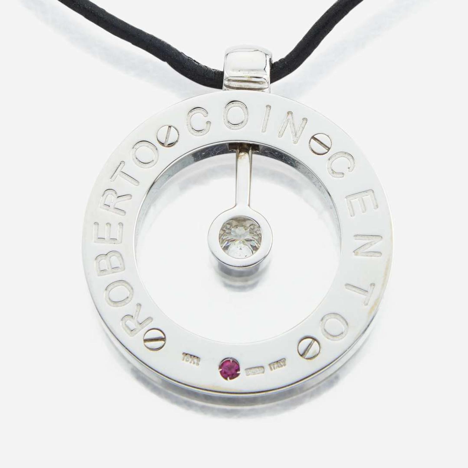 A diamond and white gold necklace Roberto Coin