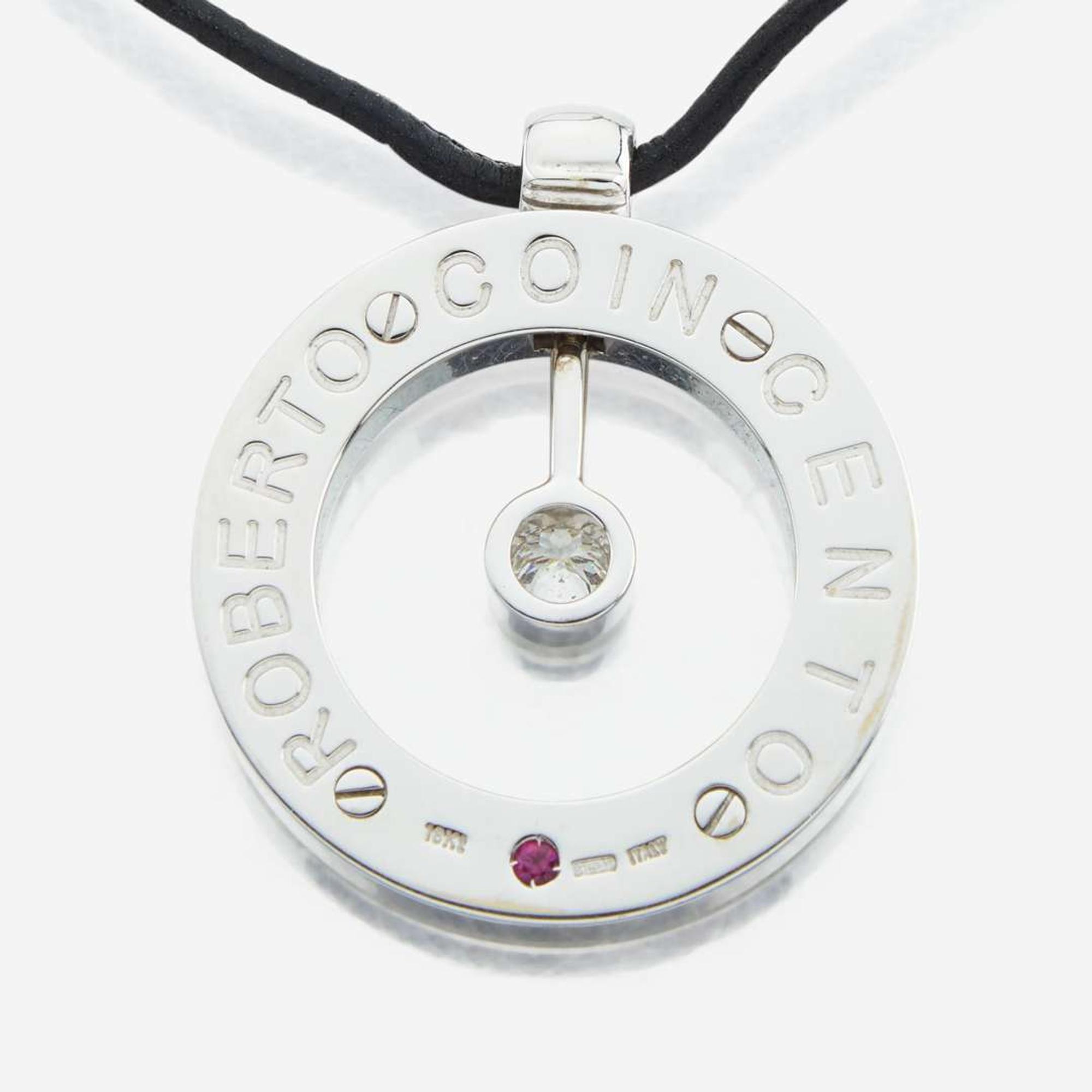 A diamond and white gold necklace Roberto Coin