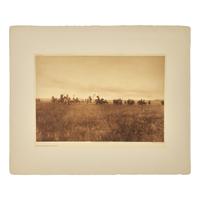 Edward Curtis (American, 1868-1952) — The Morning Attack Plate 99