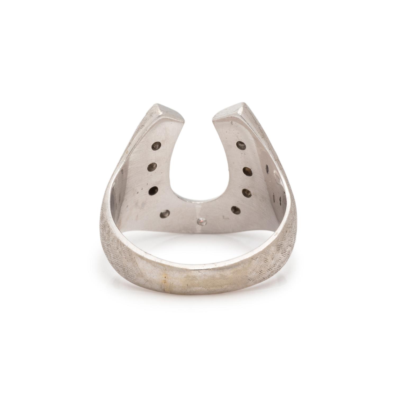 DIAMOND HORSESHOE RING