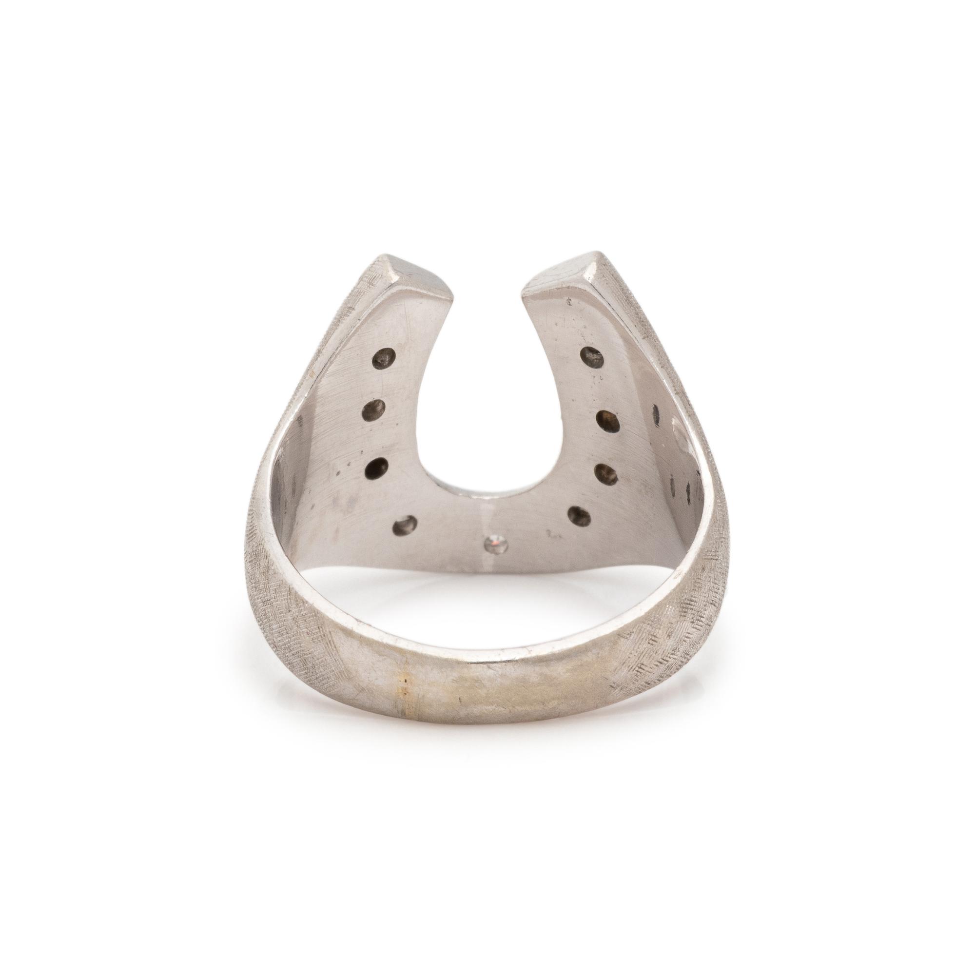 DIAMOND HORSESHOE RING