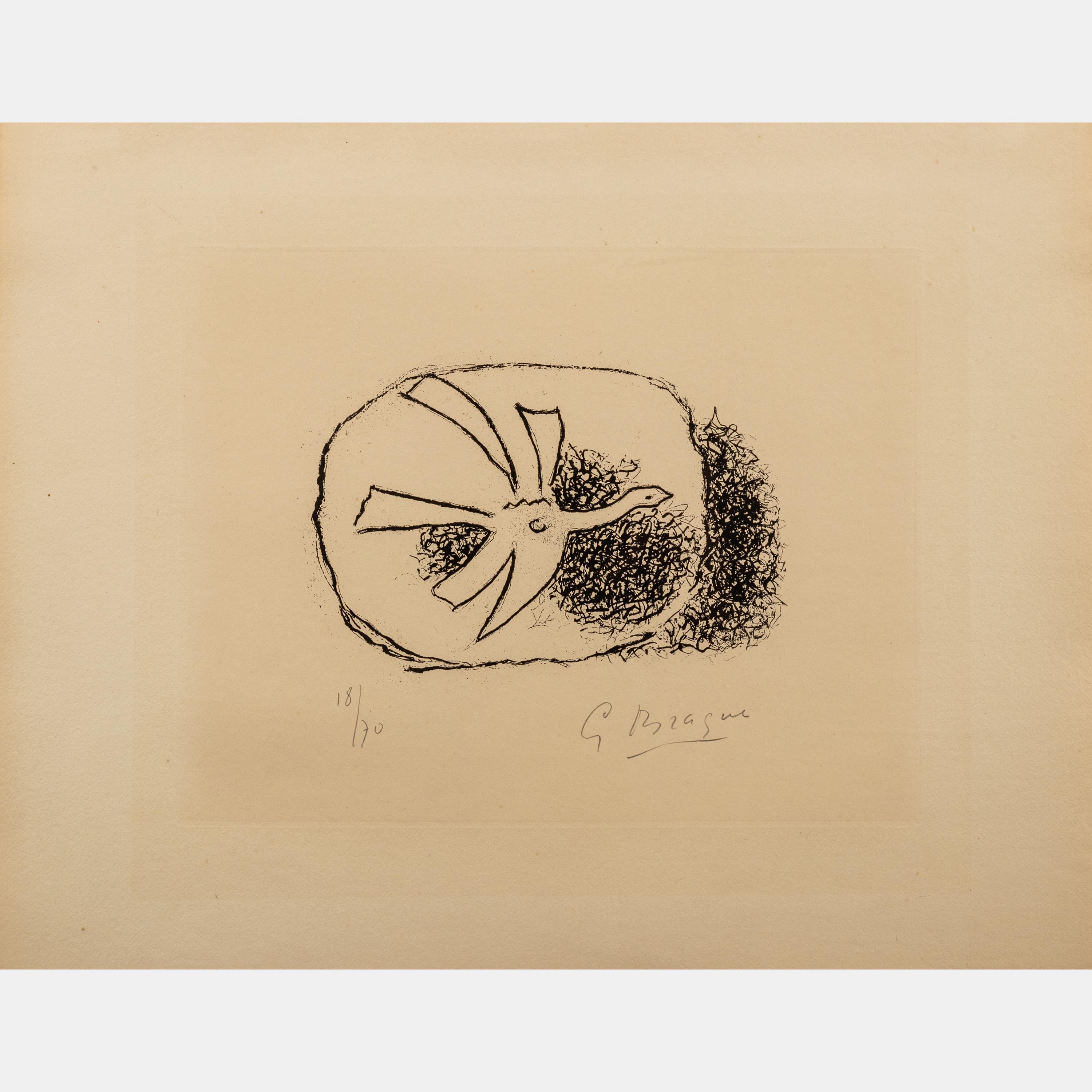 Oiseau dans son nid (from Août )