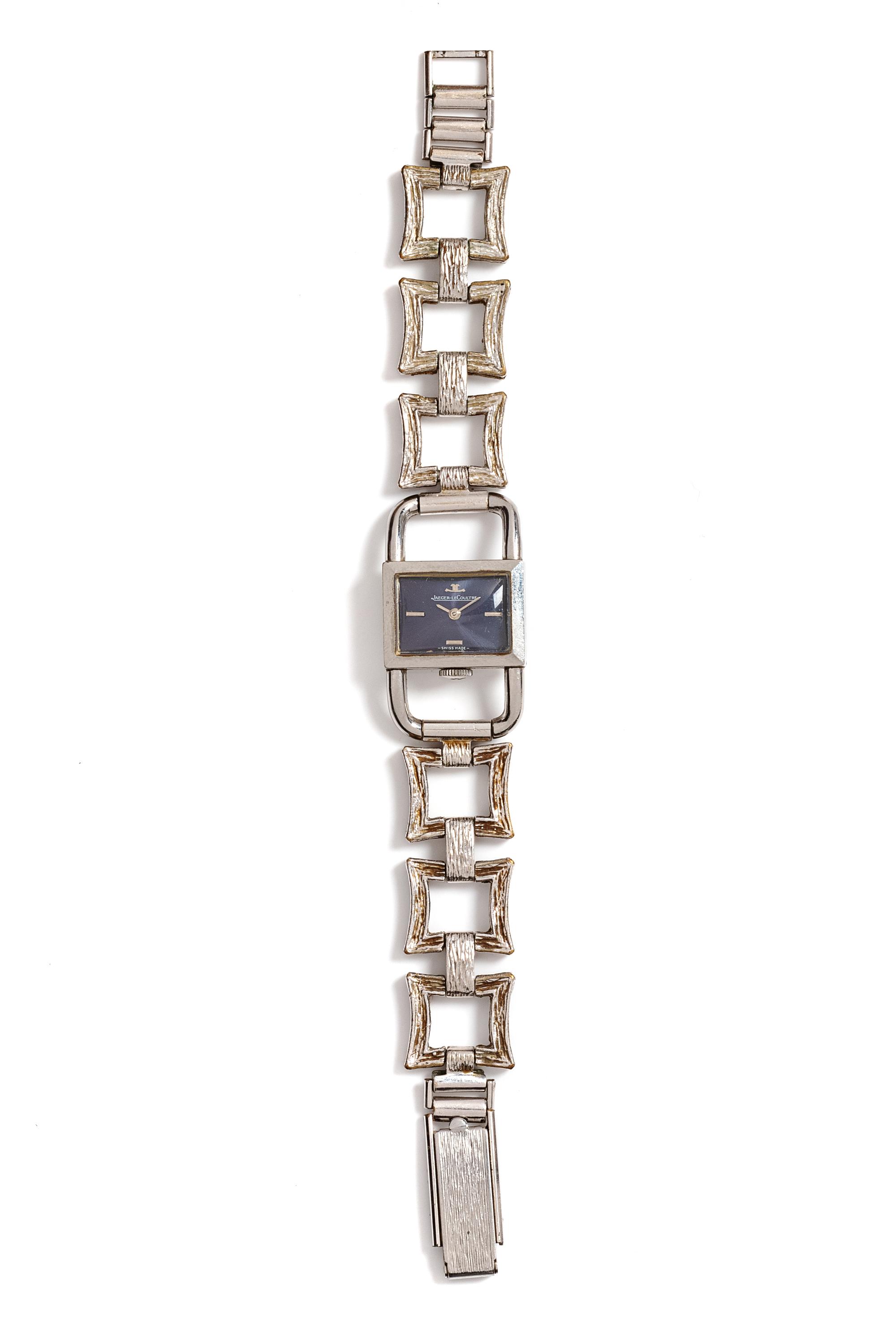 A Stainless Steel Ref. 1670 'Padlock' Wristwatch, Jaeger LeCoultre,