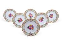 A Set of Six Vienna Porcelain Plates